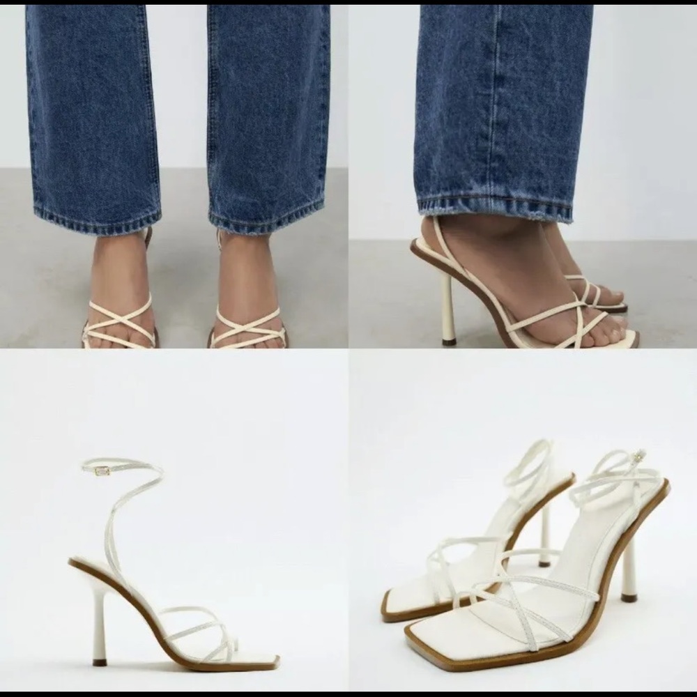 Zara strap heels